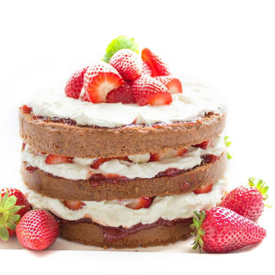 gâteau aux fraises