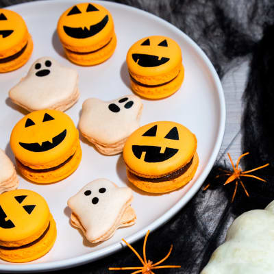 macarons d'halloween