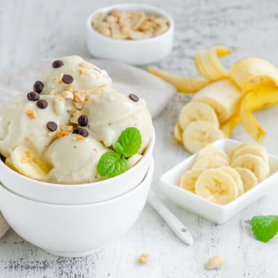 glace à la banane