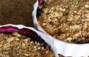 Crumble Aux Pommes Et Myrtilles Appareil A Crumble Recette Par