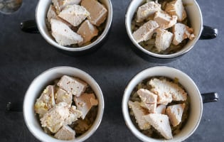 Crumbles d'endives au foie gras - Etape 6