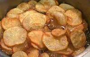 Frites et chips de patate douce  - Etape 8
