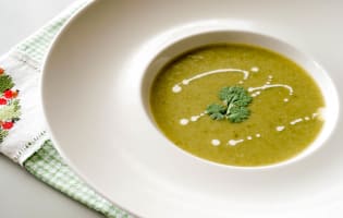 Potage aux fanes de radis