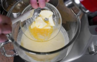 Crème d'amande noisette et chocolat  - Etape 3