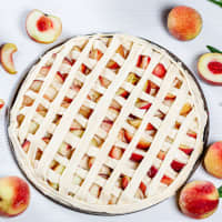 tarte aux pêches