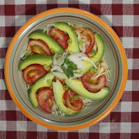 salade à l'avocat