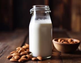 Le lait d'amande