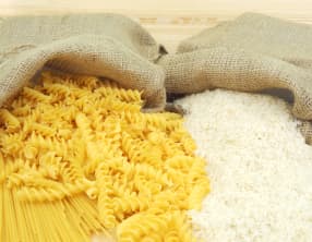 Les pâtes, les nouilles et le riz