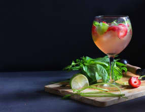 Cocktails rafraîchissants à la menthe