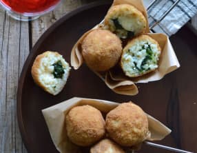 Les arancini ou beignets à la sicilienne