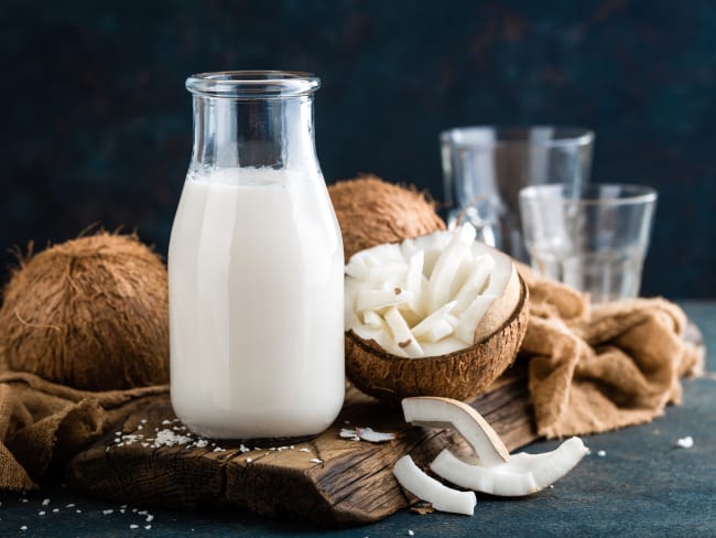 Noix et lait de coco