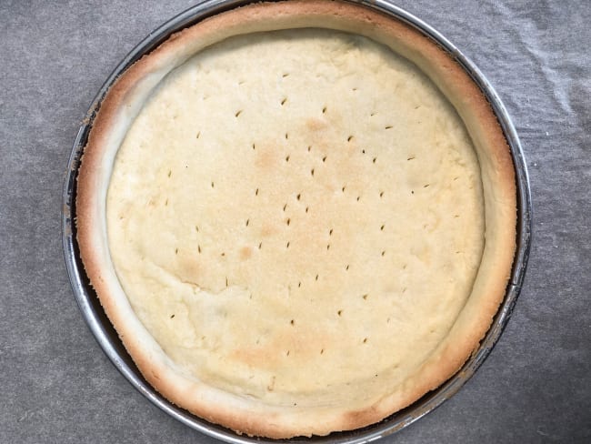 Fond de tarte cuit à blanc