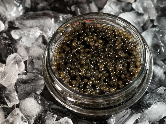 Caviar sur glace