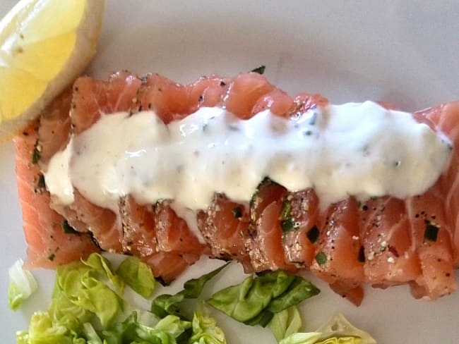 Saumon gravlax