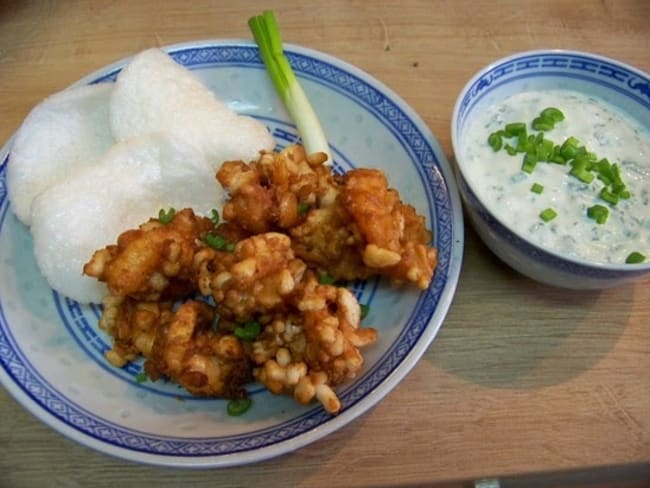 Beignets de crevettes soufflés faciles et rapides