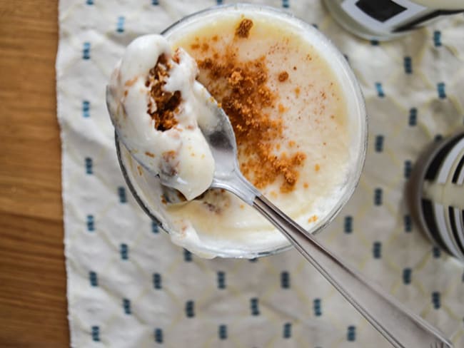 Tiramisu spéculoos et chocolat blanc