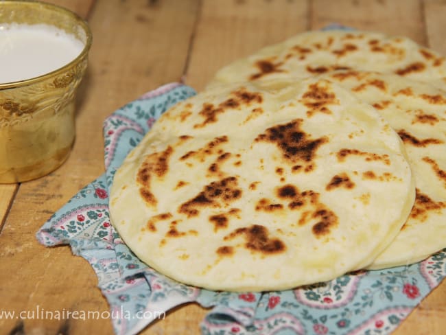 Naans au fromage