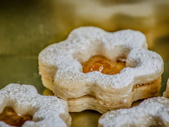 Biscuits fourrés à la confiture de clémentine