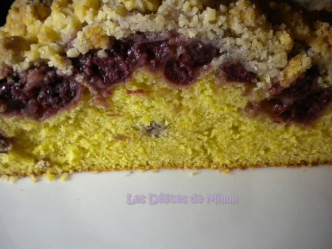 Streusel cake aux cerises