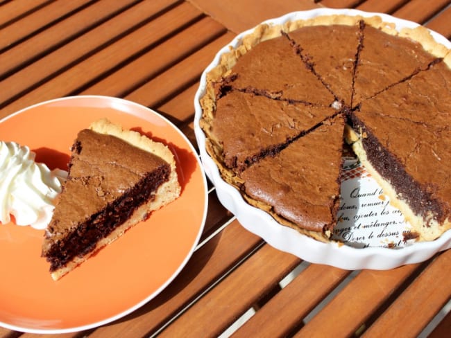 Tarte fondante au chocolat