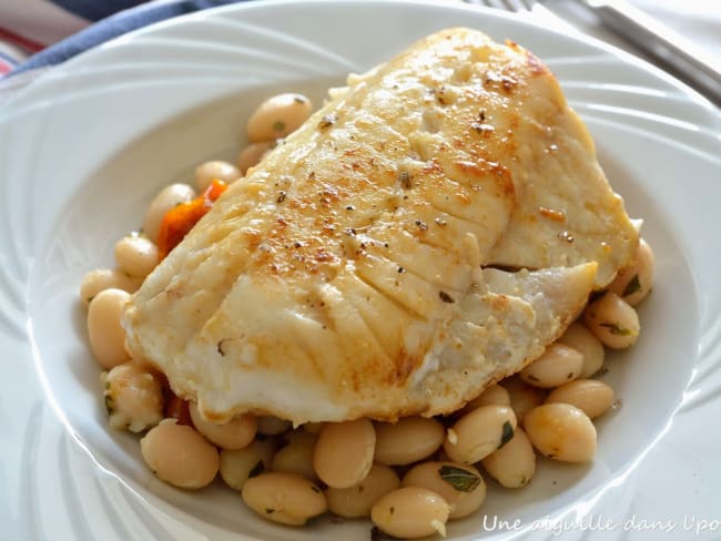 Filet de cabillaud aux cocos de Paimpol frais façon terre et mer