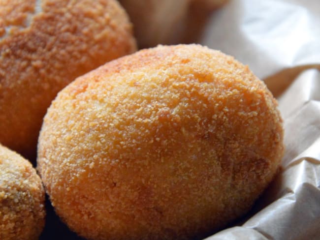 Arancini made in Sud-Ouest au canard confit