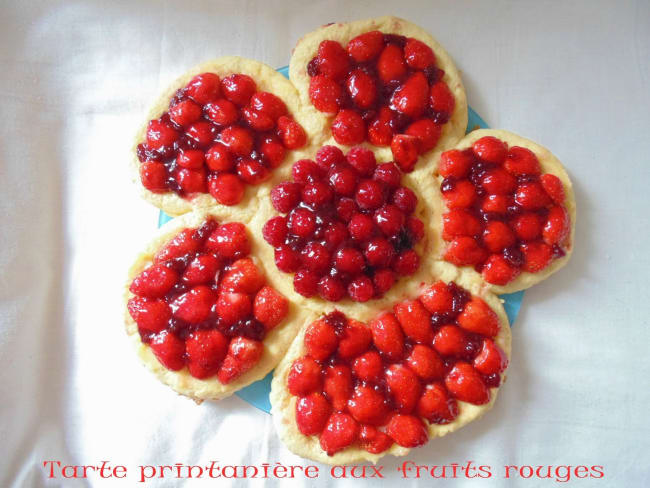 Tarte printanière aux fruits rouges