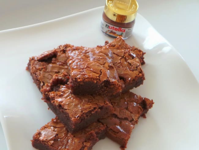 Brownies Nutella et noix de pecan