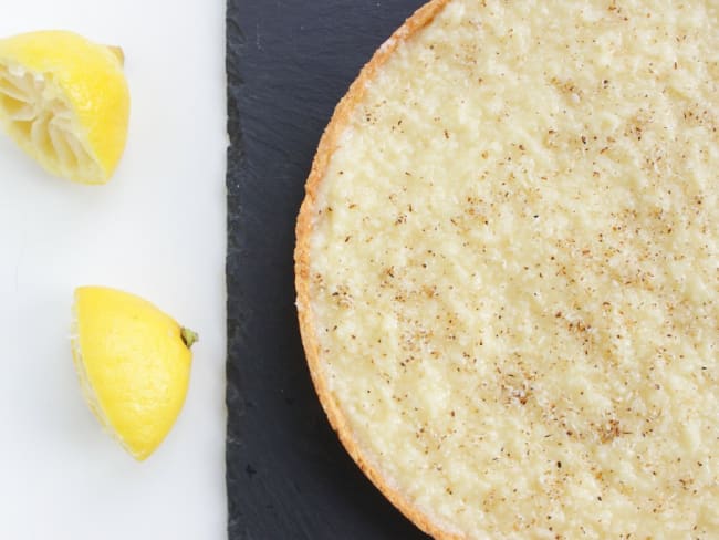 Tarte citron noix de coco