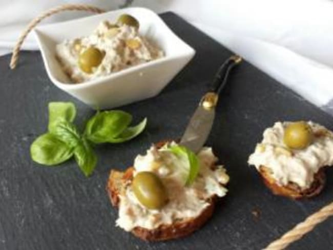 Rillettes de thon au basilic