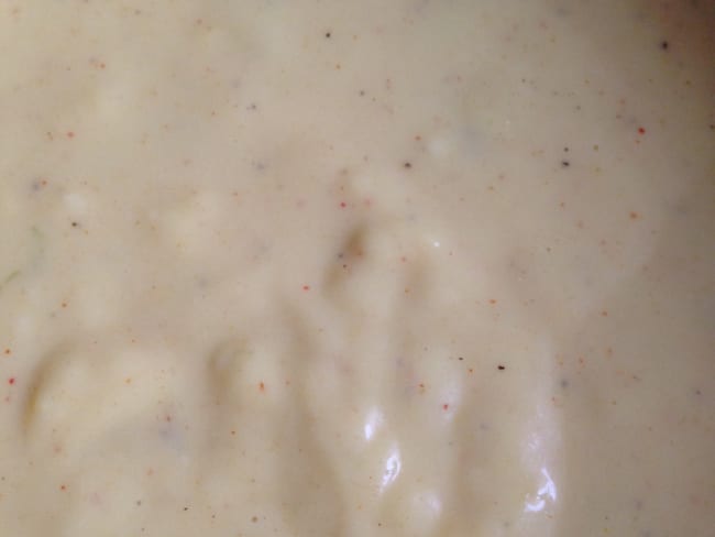 Sauce béchamel au curcuma