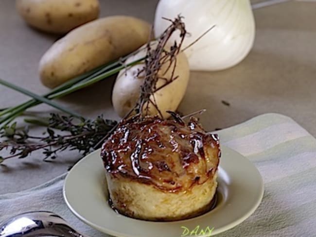 Petits gâteaux de pommes de terre à la ricotta et au comté