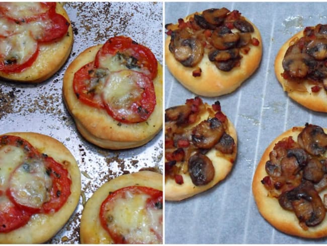 Mini-pizza aux tomates