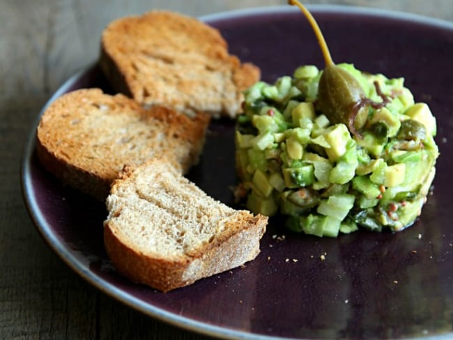 Tartare d’avocat et algue wakame