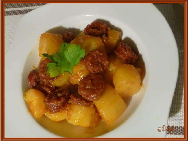 Pommes de terre au chorizo