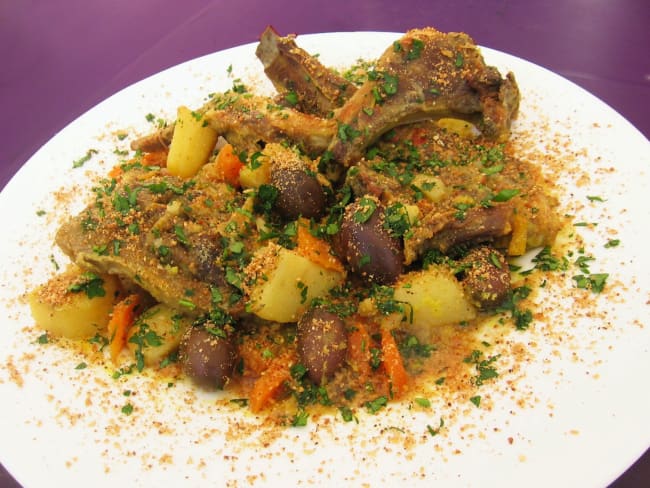 Tajine d'Agneau Olive et Citron Confit