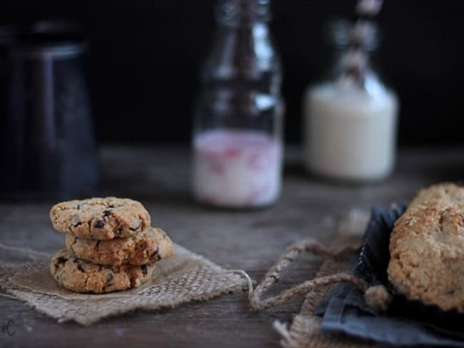 Cookies aux Flocons d’Avoine et Pépites de Chocolat