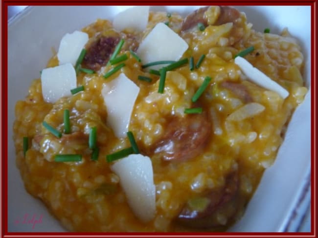 Risotto au chorizo