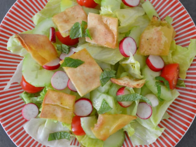 Fattouche : une salade libanaise à servir en entrée