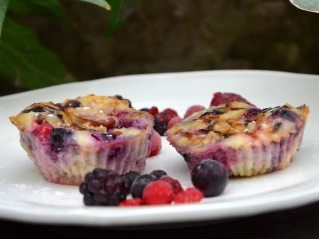 Clafoutis aux fruits rouges et amandes