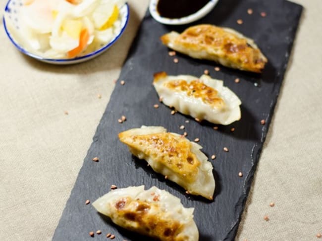 Gyoza aux poireaux