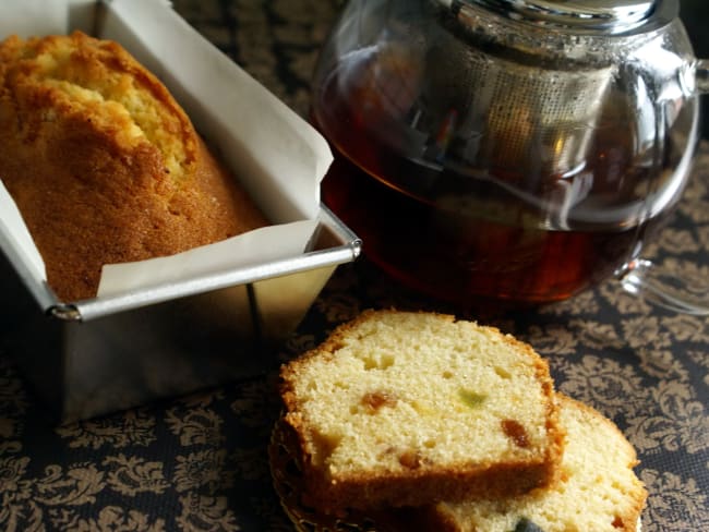 Cake aux fruits confits pour accompagner un thé de Noël