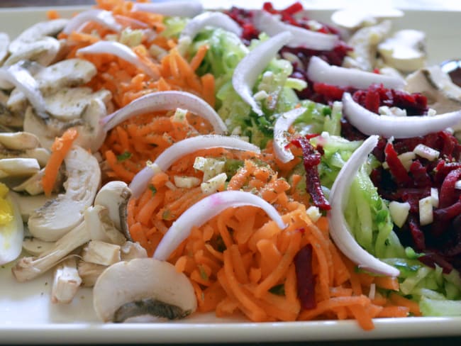 Assiette de crudités