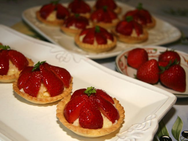 Tartelettes aux fraises