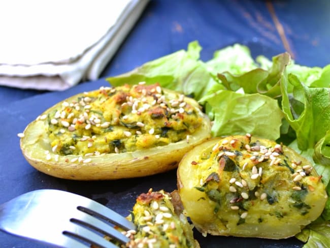 Pommes de terre farcies au silène