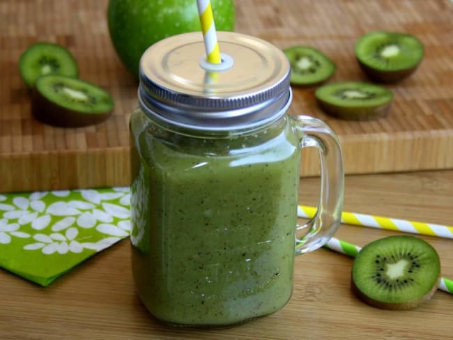 Smoothie pomme et kiwi