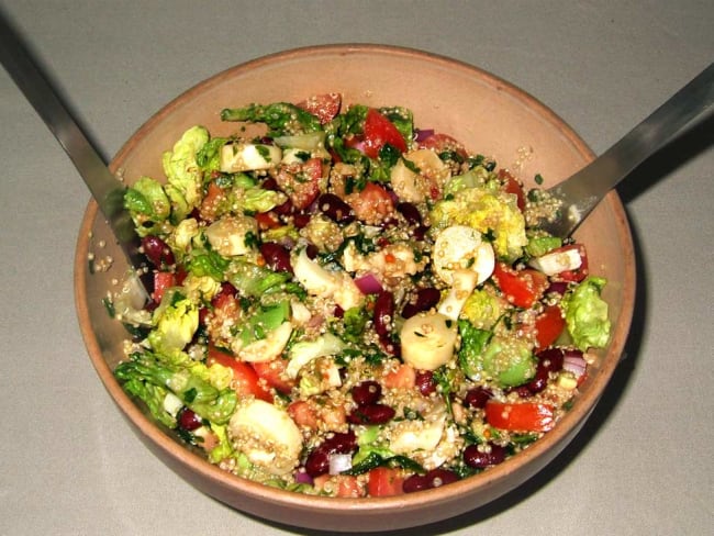 Salade sud américaine au quinoa