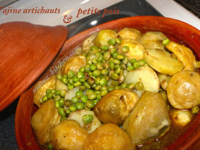 Tajine Artichauts et Petits Pois