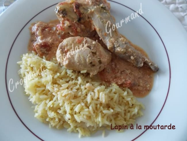 Lapin à la moutarde