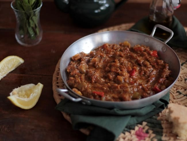 Zaalouk… ou Caviar ou Purée d’Aubergines